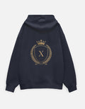 ANVEXO EXO - Midnight Gold Royal Crest Hoodie | Drop 01 - ANVEXO EXO