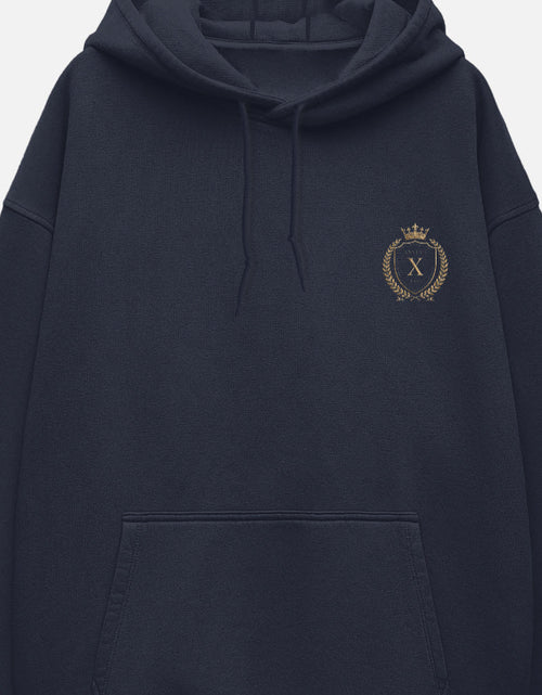 ANVEXO EXO - Midnight Gold Royal Crest Hoodie | Drop 01 - ANVEXO EXO