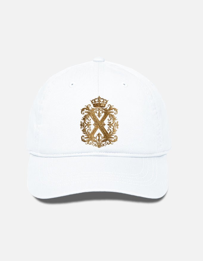 ANVEXO® Midnight Gold X - Royal Crest Cap | White Edition - ANVEXO EXO